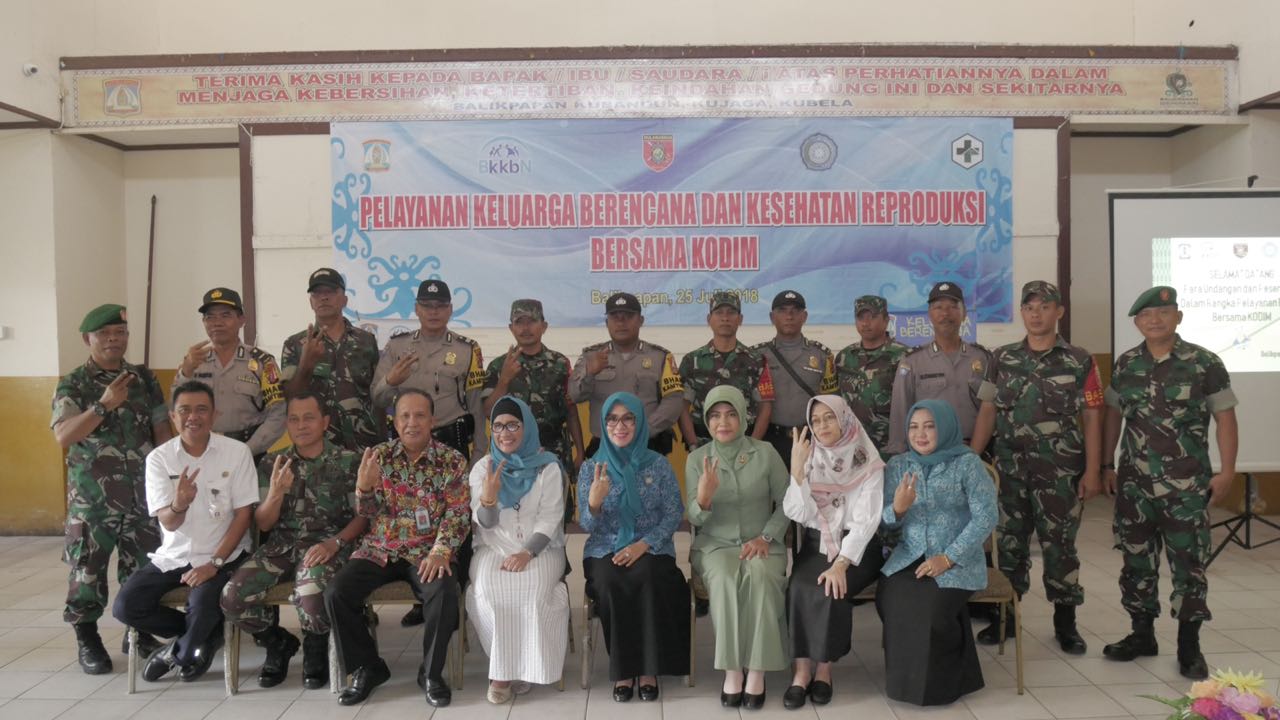 Pelayanan KB dan Kesehatan di Balikpapan Libatkan TNI
